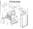 Kenmore 6657496001 container assembly diagram
