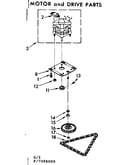 Motor and drive parts