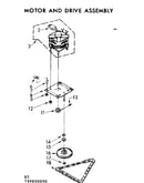 Motor and drive assembly