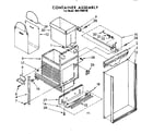 Kenmore 6657498100 container assembly diagram