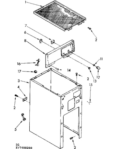 Cabinet and control assembly