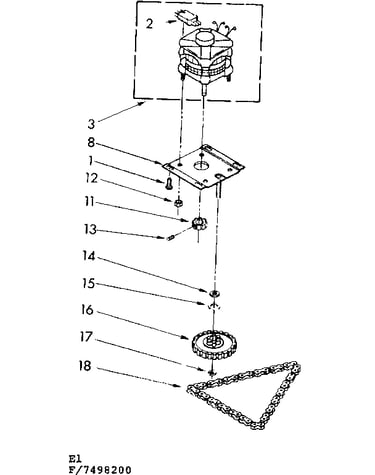 Motor and drive parts