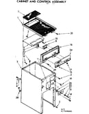 Cabinet and control assembly