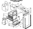 Kenmore 6657499002 container asm diagram