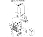 Kenmore 6657542850 container assembly diagram