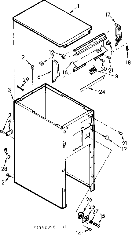 Cabinet and control assembly