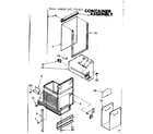 Kenmore 6657542851 container assembly diagram