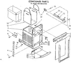 Kenmore 6228369301NZ container parts diagram