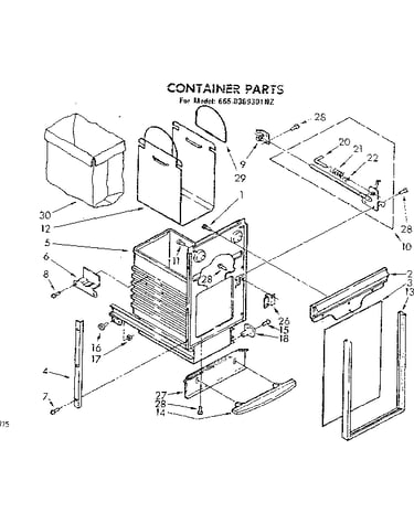 Container parts