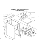 Cabinet and control parts