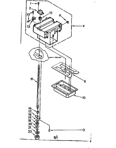 Power screw and ram assembly