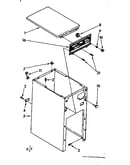Cabinet and control parts