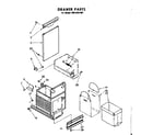Kenmore 6658401001 drawer parts diagram