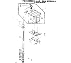 Kenmore 6658401002 powerscrew and ram assembly diagram