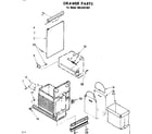 Kenmore 6658401002 drawer parts diagram