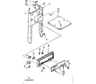 Kenmore 6658406000 panel and control assembly diagram
