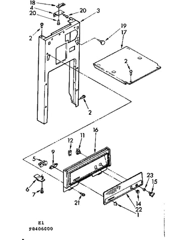 Panel and control assembly