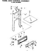 Panel and control assembly