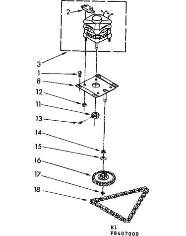 Motor and drive assembly