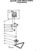 Motor and drive parts