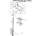 Kenmore 6658409002 powerscrew and ram assembly diagram