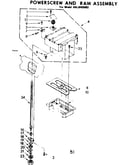 Powerscrew and ram assembly