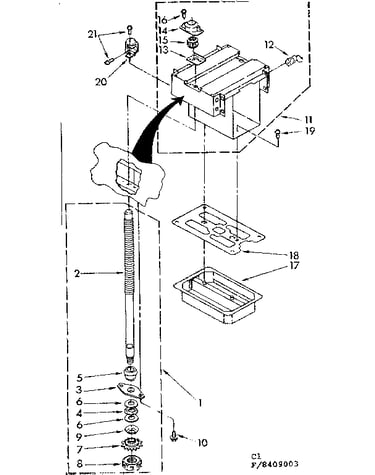 Power screw and ram parts