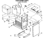 Kenmore 6658409003 container parts diagram