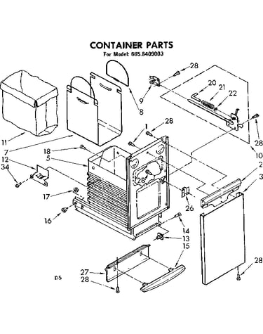 Container parts