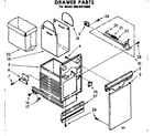 Kenmore 6658415000 drawer parts diagram