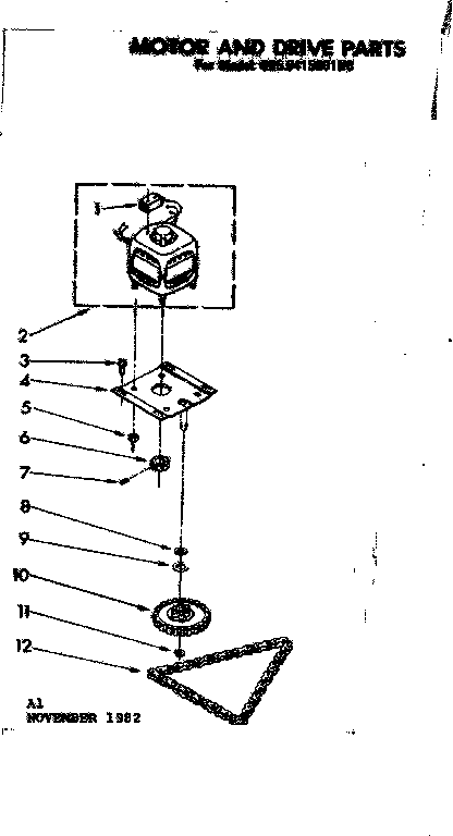 MOTOR AND DRIVE PARTS