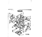Kenmore 6658416000 frame parts diagram