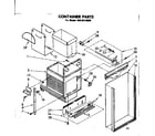Kenmore 6658416000 container parts diagram
