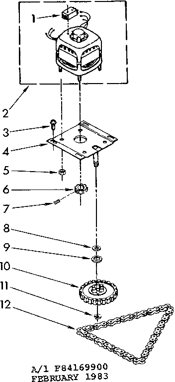 Motor and drive parts