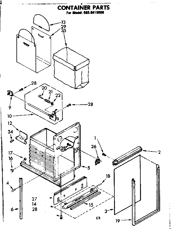 Container parts