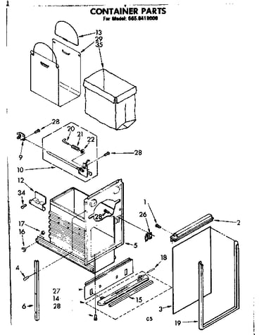 Container parts