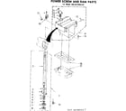 Kenmore 6658419001GO power screw and ram parts diagram