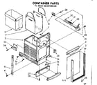 Kenmore 6658419001GO container parts diagram