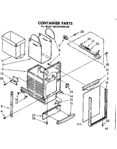 Container parts