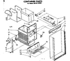 Kenmore 66584199900 cintainer parts diagram