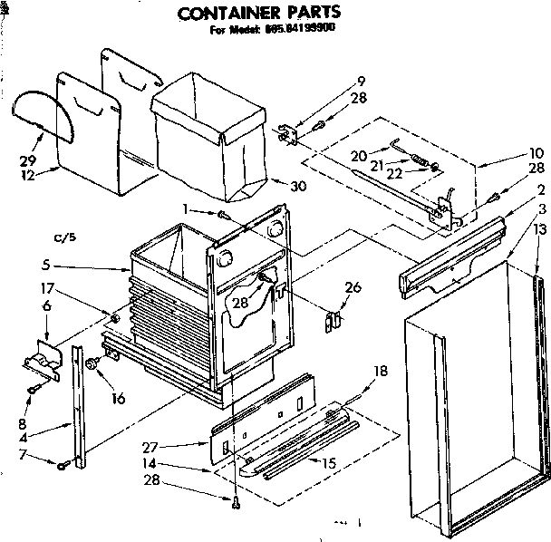 Cintainer parts