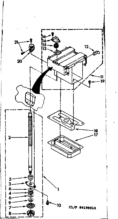 Power screw and ram parts