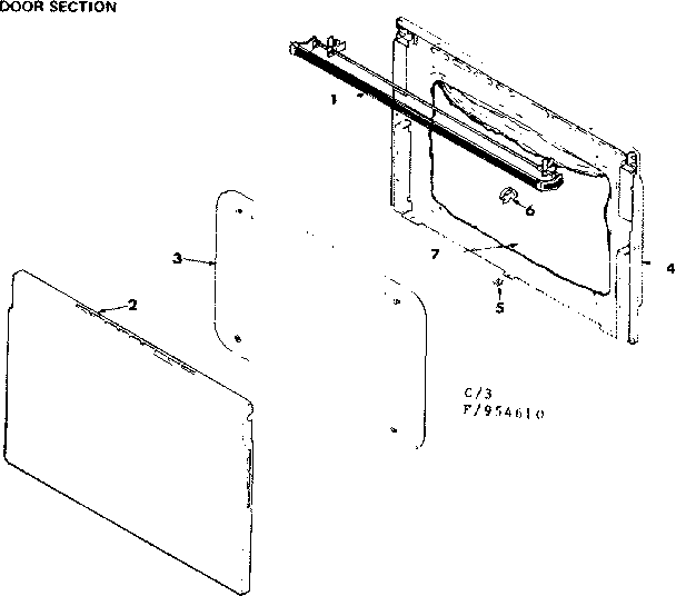Door section