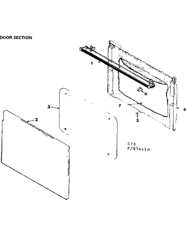 Door section