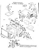 Microwave oven section