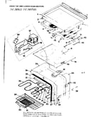 Cook top and lower oven section