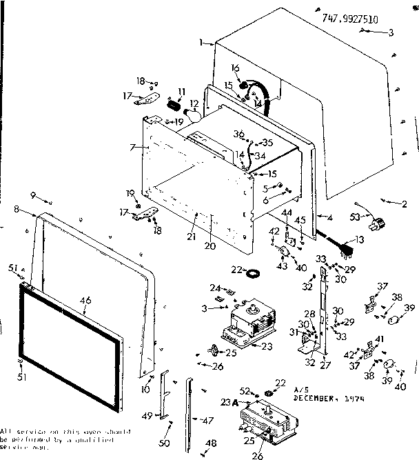 Oven section