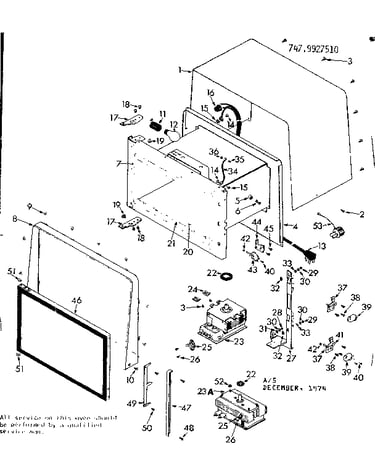 Oven section