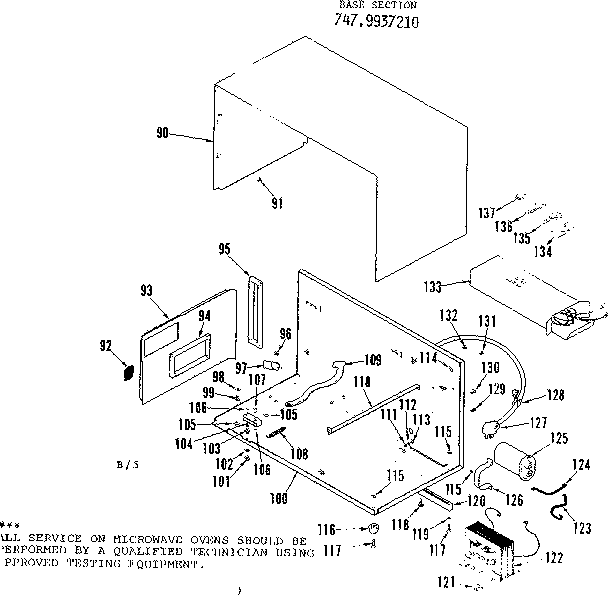 Base section