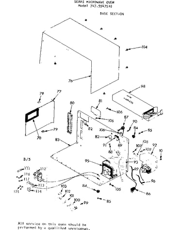 Base section